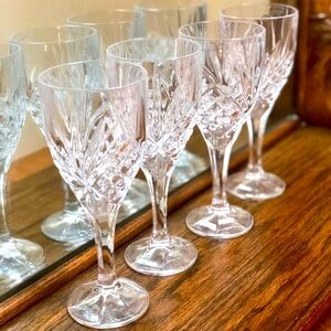 NEW Galway Irish Crystal Tara Limited pattern wine goblets brand new set of 4